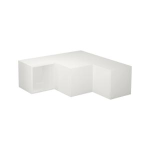 Meuble TV effet bois blanc 90x92  cm