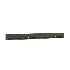 Meuble tv effet bois noir 360x34x30cm