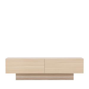 Meuble TV en Bois 160 cm cm - Bois blanchi