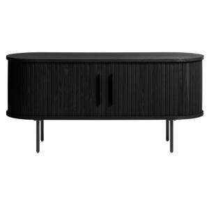 Meuble TV en bois 56x120cm MALIK noir 120x40x56cm