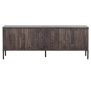 Meuble TV en bois de frêne expresso 150 cm