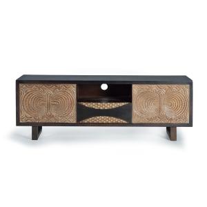 Meuble TV en bois de manguier marron