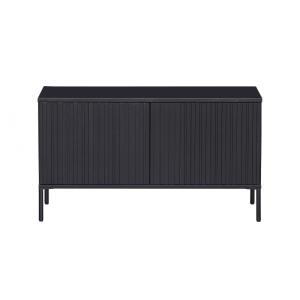 Meuble TV en bois de pin noir 100 cm