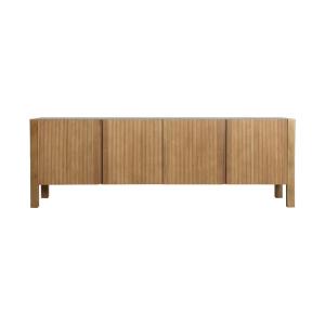 Meuble tv en bois mdf marron 180x45x60 cm