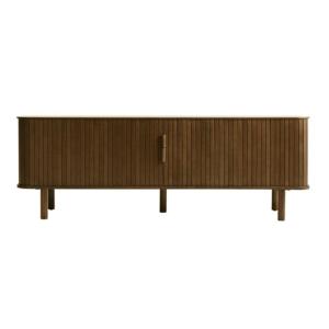 Meuble TV en chêne 160x40cm MILO marron 160x40x55.6cm