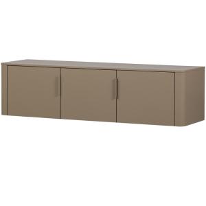 Meuble tv en pin 154 cm taupe