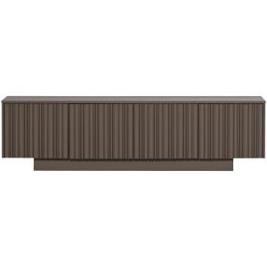 Meuble tv en pin marron