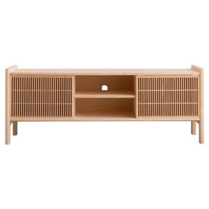 Meuble TV en pin massif 151,2 cm Verni