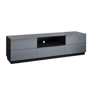 Meuble tv sur pied ou mural 2 portes 1 tiroir 180 cm gris e…