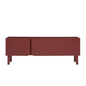 Meuble tv  terracotta 3 portes 150cm