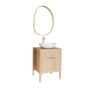 Meuble vasque robinet et miroir