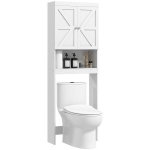 Meuble wc au-dessus des toilettes placard 2 portes étagère…