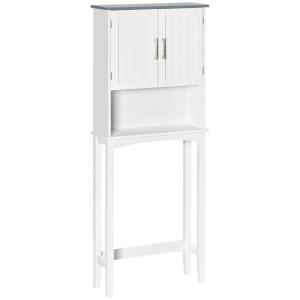 Meuble wc rangement salle de bain avec placard à double por…