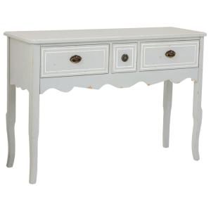 Meubles d'entrée en bois avec 3 tiroirs 120x40x82,5h cm