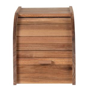 Mini boîte à pain en bois d'acacia