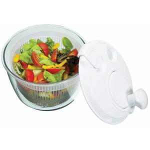 Mini Essoreuse à Salade 19cm Plastique Blanc 2.5L