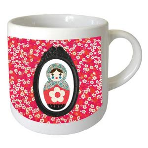 Mini mug poupée russe
