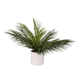 Mini palmier artificiel avec pot blanc