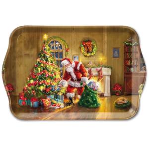 Mini plateau  cadeaux au pied du sapin