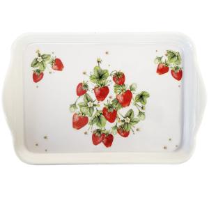 Mini plateau rectangulaire délicieuses fraises