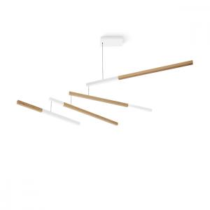 Mobile suspension tasso nez en bois blanc