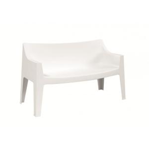 Mobiliers de jardin en plastique blanc