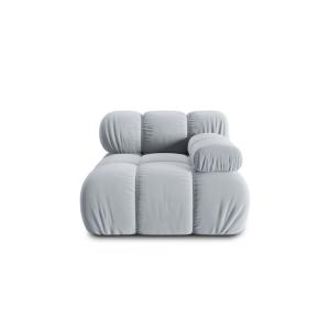 Modul droit en velours bleu clair