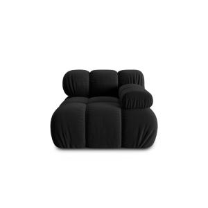 Modul droit en velours noir