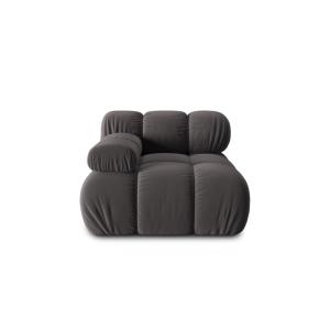 Modul gauche en velours acier