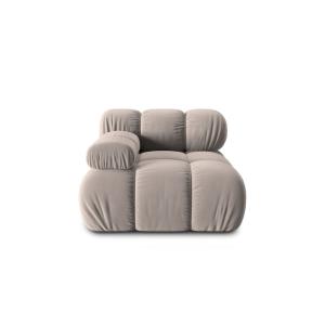 Modul gauche en velours beige
