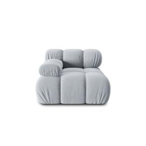 Modul gauche en velours bleu clair