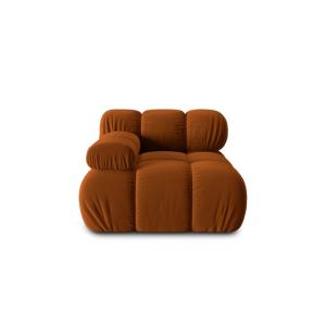 Modul gauche en velours terracotta