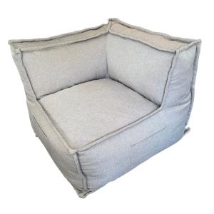 Module d'angle pour canapé modulable en effet lin 90x90 cm…