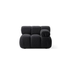 Module droit en bouclé graphite