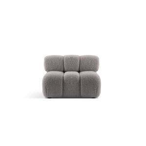 Module en bouclé gris clair
