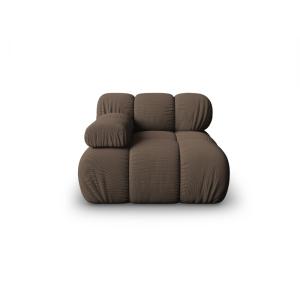 Module gauche en tissu 3D marron