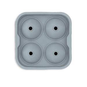 Moule à glaçons sphériques en silicone  12x5cm Bleu