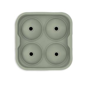 Moule à glaçons sphériques en silicone  12x5cm Vert
