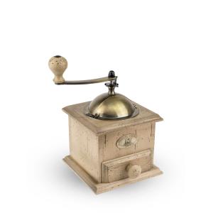 Moulin à café manuel en bois finition antiquaire 21cm