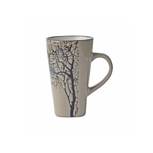 Mug en grès brun