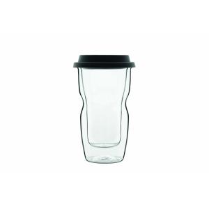 Mug en Verre double paroi, transparent, 34 cl