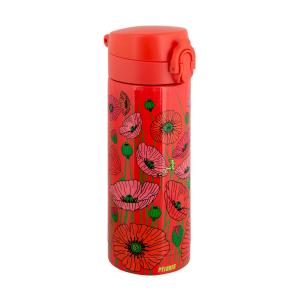 Mug isotherme 30 cl  rouge silicone 6 x 6 x 19 cm