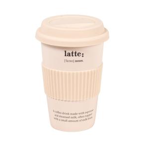 Mug to go en porcelaine beige 0,34L