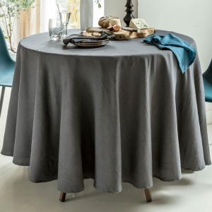 Nappe 150x150 gris anthracite en polyester