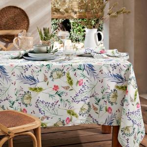 Nappe 150x200 vert en coton