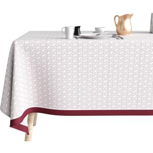 Nappe Coton Anti Tache 140x200 Barba Prune