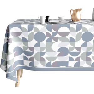 Nappe Coton Anti Tache 140x250 Skandina Bleu