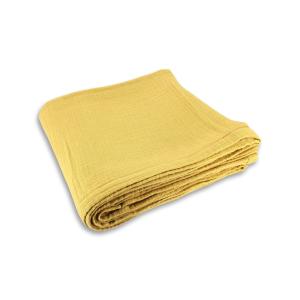 Nappe en coton jaune 150x250cm