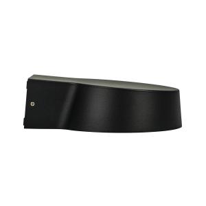 Neptun - Applique en métal noir mat et verre, h 6 cm d 16,2…