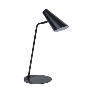 Noa - Lampe de table en métal noir mat , h 55 cm d 22 cm